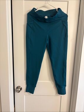 Fabletics Teal Women's Jogger Track Pants